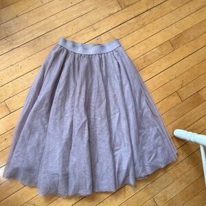 Charlotte Russe Lavender A-Line Skirt